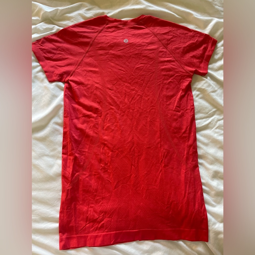 Lululemon Swiftly Tech SS *full length - love red